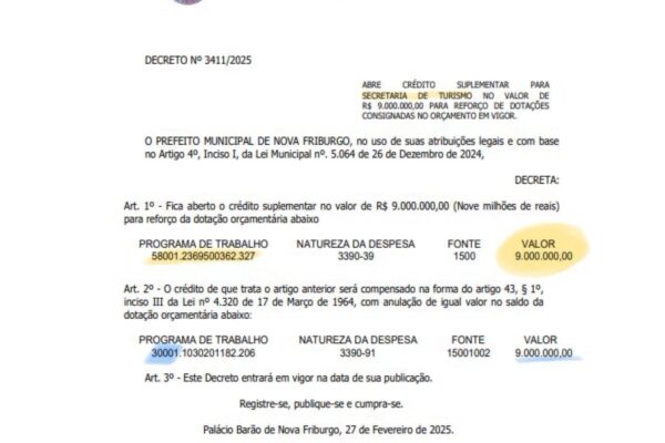 1 - Decreto e fonte que mostram remanejamento da Saúde para o Turismo (3)