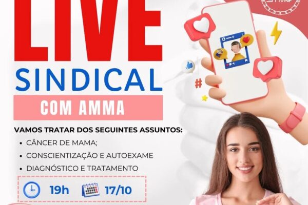 Live especial do Sindicato dos Trabalhadores da Indústria do Vestuário acontece nesta quinta-feira
