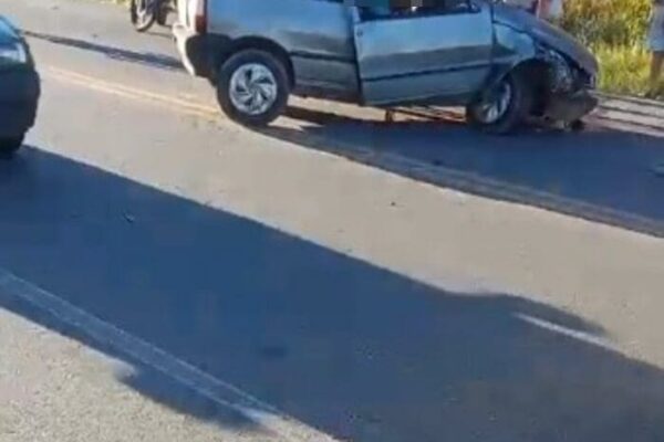 Acidente na Estrada Friburgo e Teresópolis causa momentos de apreensão em Nova Friburgo