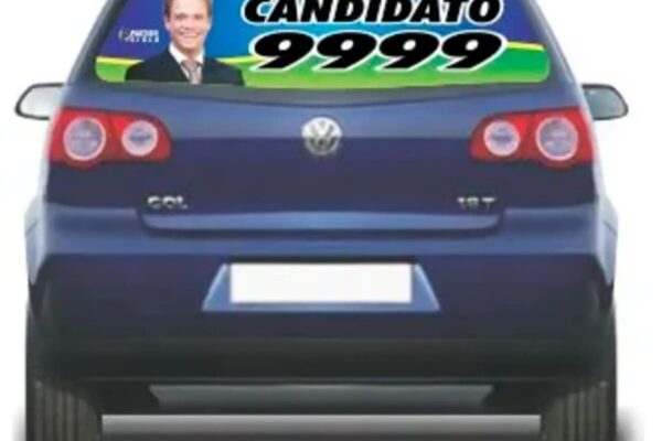 Adesivo com propaganda eleitoral pode ser proibido em algumas situações