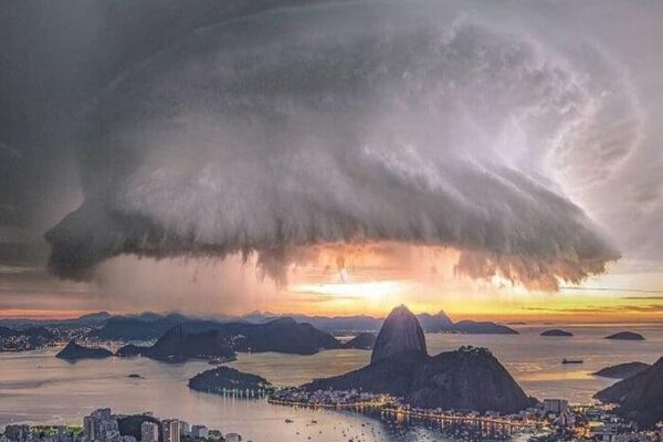 Alertas de chuva e tempestades foram emitidos para todo o Estado do Rio de Janeiro (1)