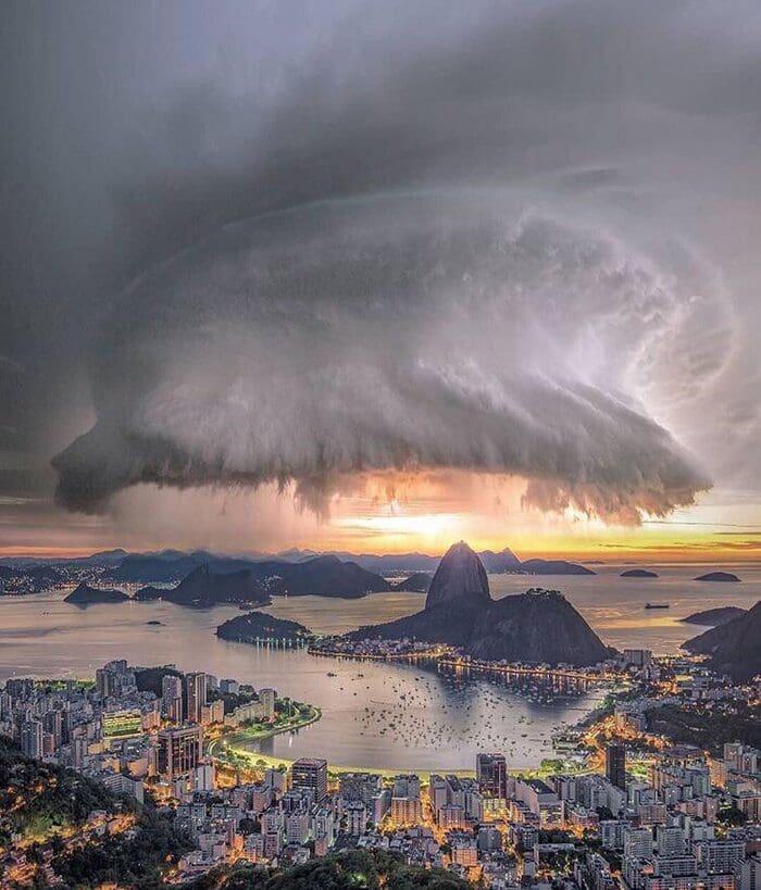 Alertas de chuva e tempestades foram emitidos para todo o Estado do Rio de Janeiro (1)