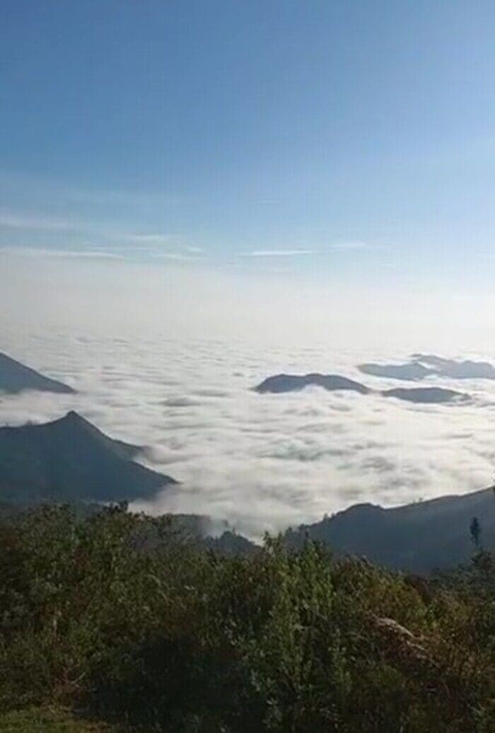 Amanhecer no Pico da Caldeônia em Nova Friburgo viraliza nas redes sociais