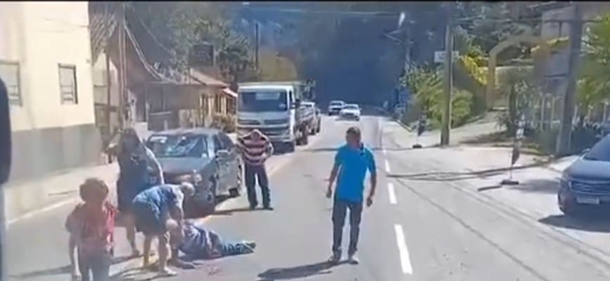 Atropelamento em Mury deixou idoso ferido em Nova Friburgo