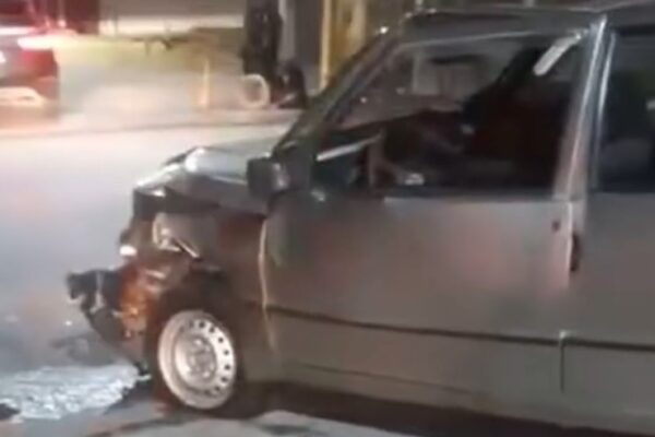 Batida forte entre dois carros em Bom Jardim deixa ferido