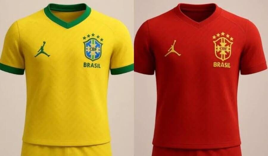 CBF e Nike aprovam uniforme vermelho para Seleção Brasileira na Copa de 2026 (1)
