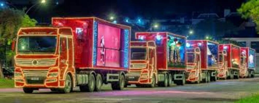 Caravana da Coca Cola recomeça em dezembro em diversas regiões da cidade do Rio de Janeiro
