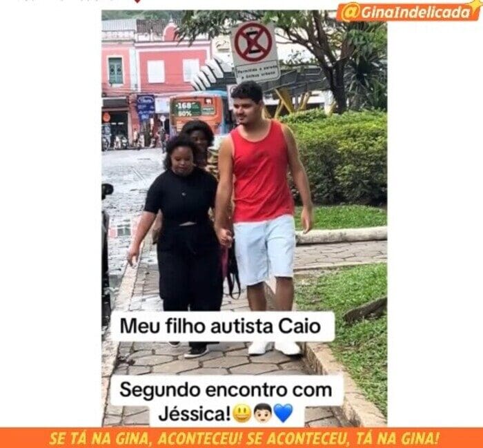 Casal friburguense viraliza nas redes sociais em cena linda de amor