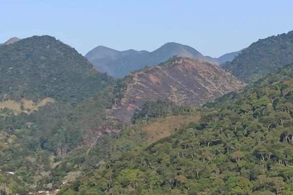 Chamas devastaram morros no distrito de Lumiar em Nova Friburgo (1)