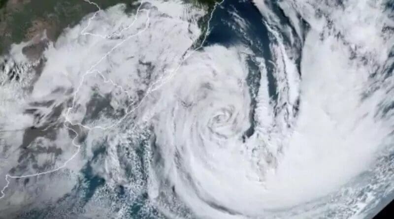 Ciclone bomba se forma no litoral brasileiro - Foto arquivo 2020