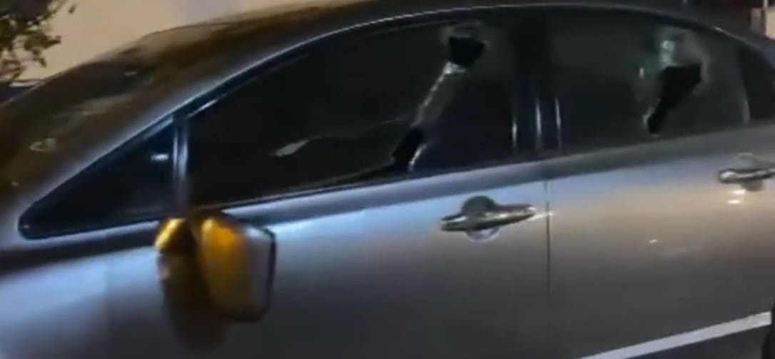 Dia Furia em Lumiar em Nova Friburgo apos destruir carros com barra de ferro