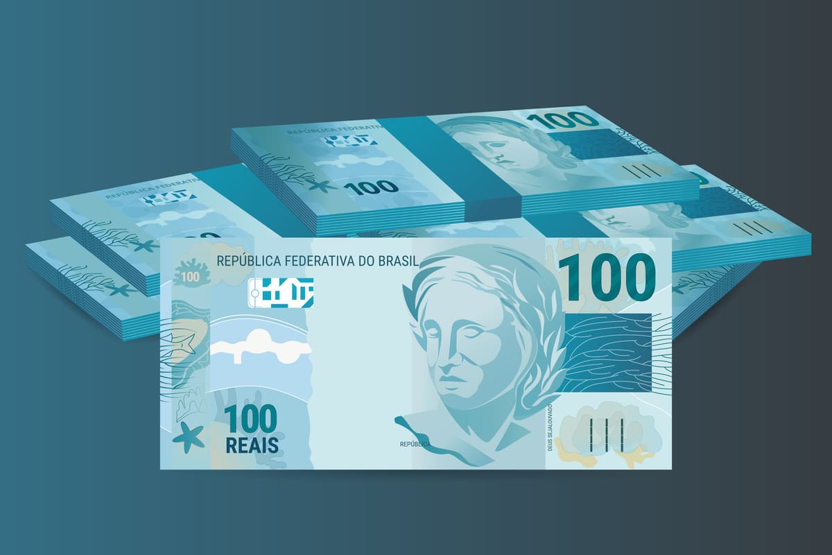 Acumulado de notas de R$ 100