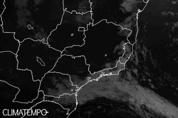 Estado do Rio de Janeiro tem alerta de chuva e pancadas isoladas - Imagem de Satélite