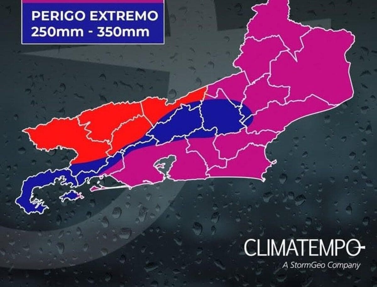 Estado do Rio de Janeiro tem alerta de tempestade e chuvas intensas (1)
