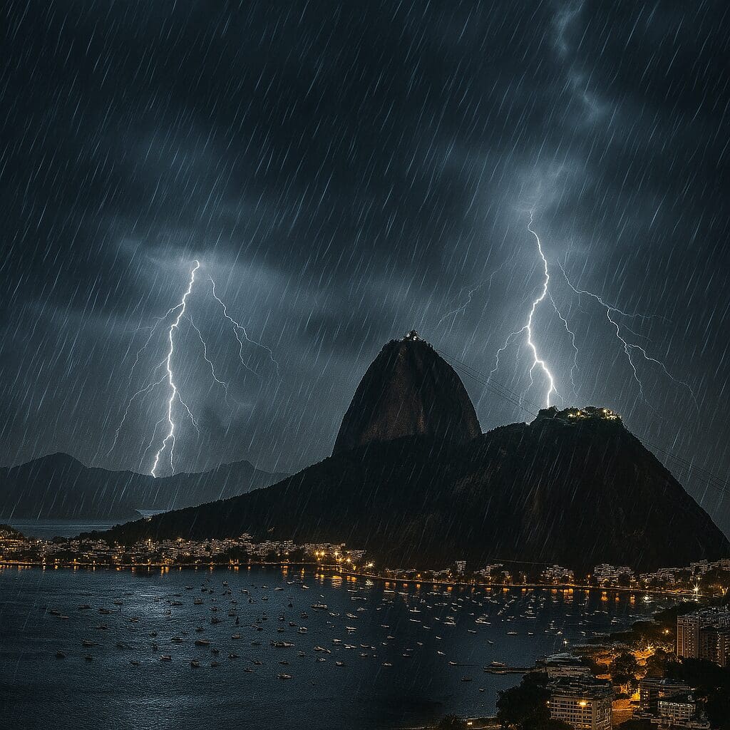 Estado do Rio de Janeiro tem alerta de tempestade e chuvas intensas (2)