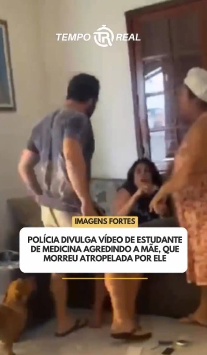 Filho agride mãe antes de matá-la