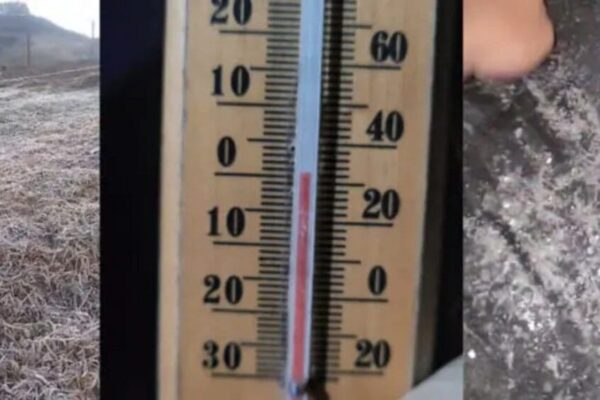 Frio em Nova Friburgo - Termômetro marca 0º em Salinas