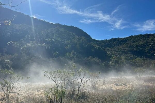 Foto de Arquivo: manhã fria em Nova Friburgo durante auge do inverno