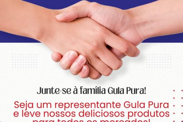 Gula Pura abre vagas de emprego para representantes comerciais