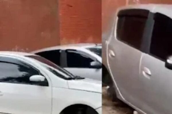 Ladrões furtam rodas de carros em Duque de Caxias - alguns tiveram os 4 pneus furtados