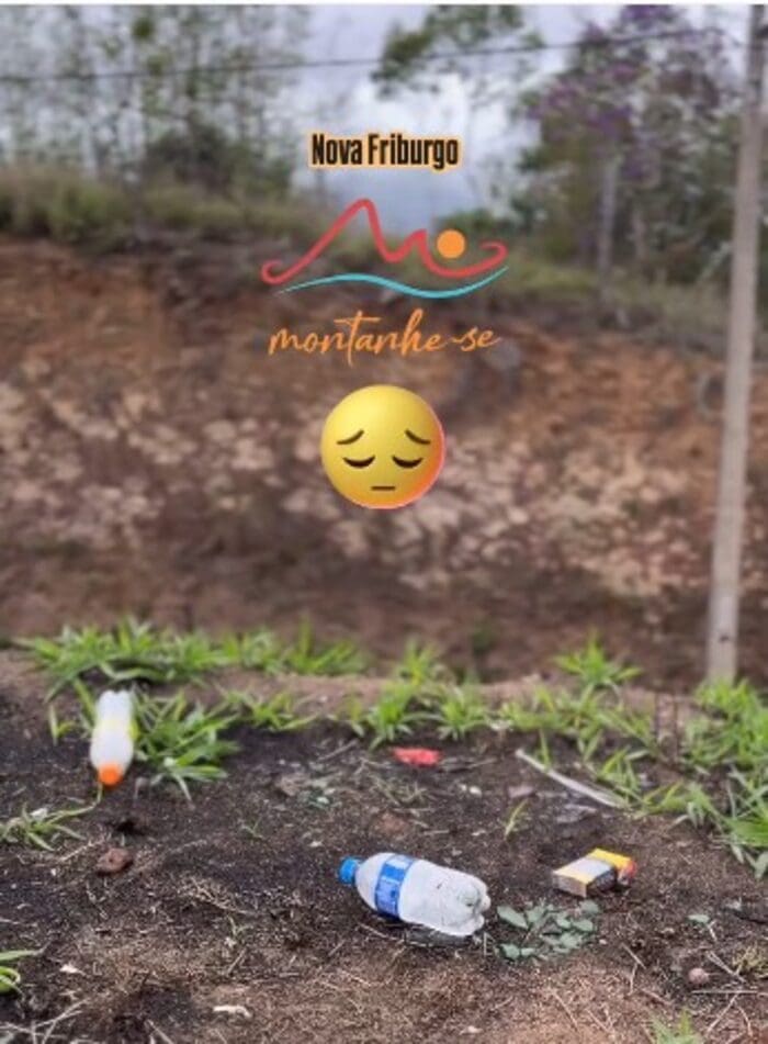 Lixo no Mirante Suíço causa revolta após mutirões de limpeza