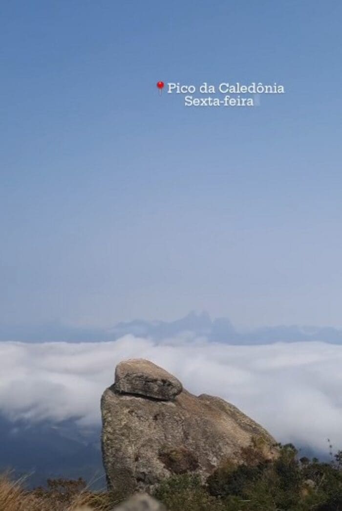 Mar de nuvens em Nova Friburgo e