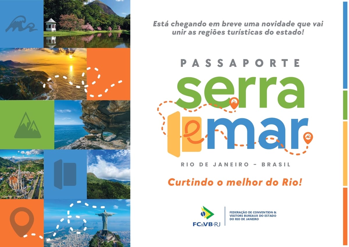 Cartaz anuncia projeto grandioso de Turismo em Nova Friburgo e Maricá