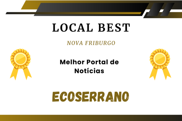 EcoSerrano ganha o Prêmio Local Best 2024 como Melhor Portal de Notícias de Nova Friburgo