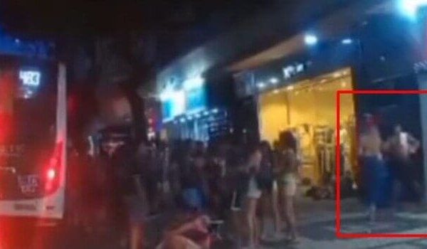 Mulher é agredida com soco e chute em Copacabana no Rio de Janeiro
