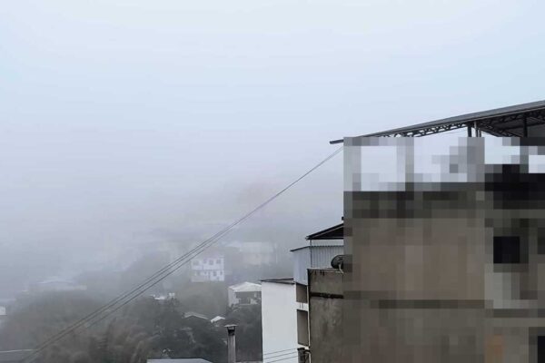 Nevoeiro em Nova Friburgo na manhã desta sexta-feira 30 de agosto