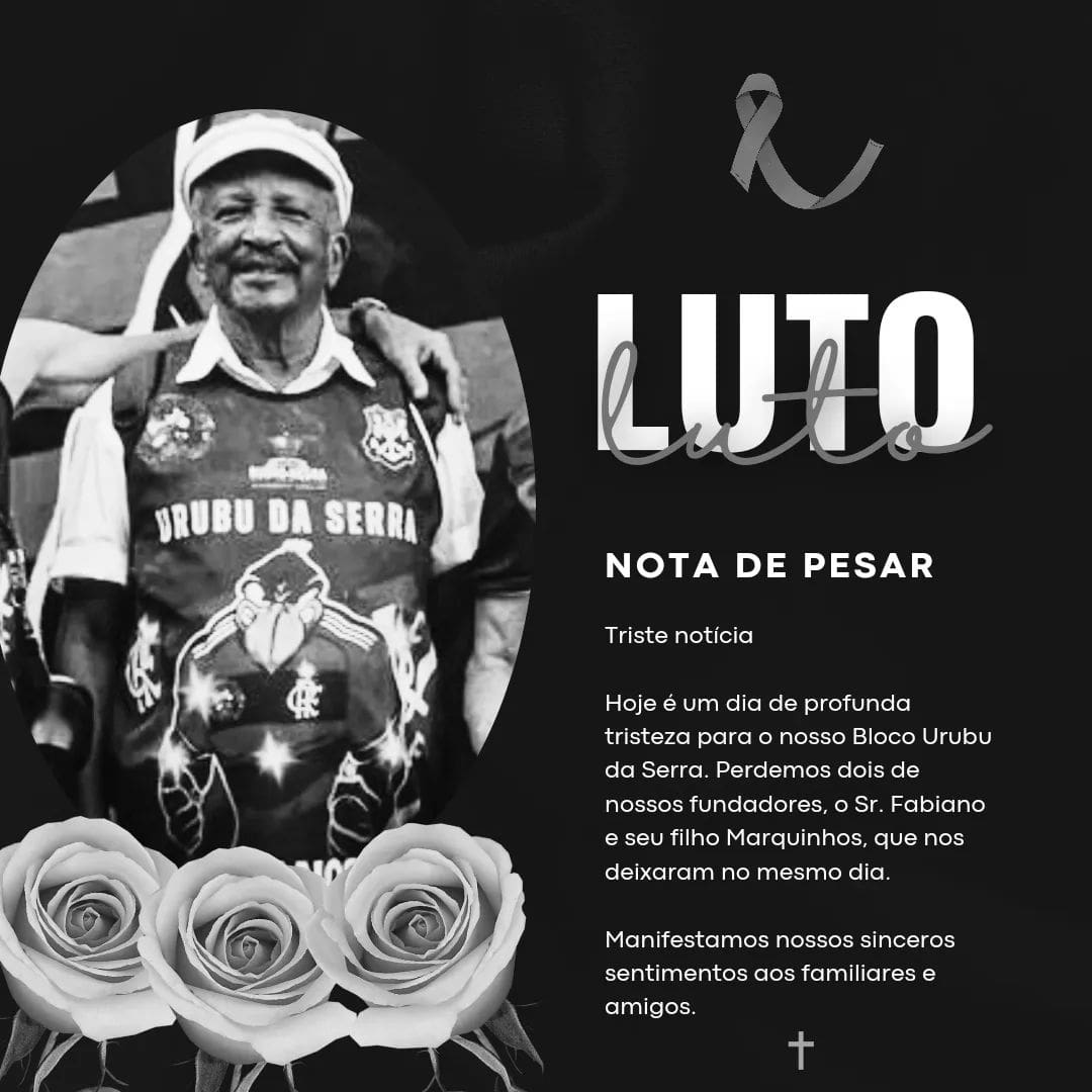 Nova Friburgo perdeu dois torcedores ilustres do Flamengo - fundadores do Bloco de Carnaval Urubu da Serra