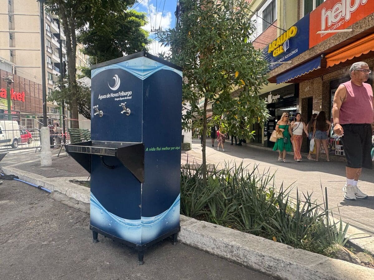 Pontos de Hidratação foram espalhados pela Águas de Nova Friburgo, durante o Carnaval 2025 e foliões aprovaram iniciativa