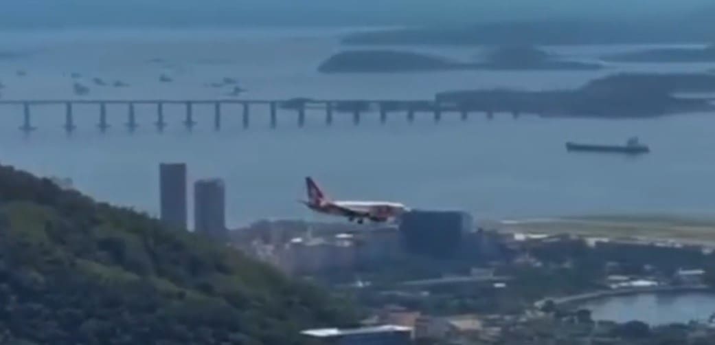Pouso e decolagem do Santos Dumont é considerado um dos mais bonitos do mundo