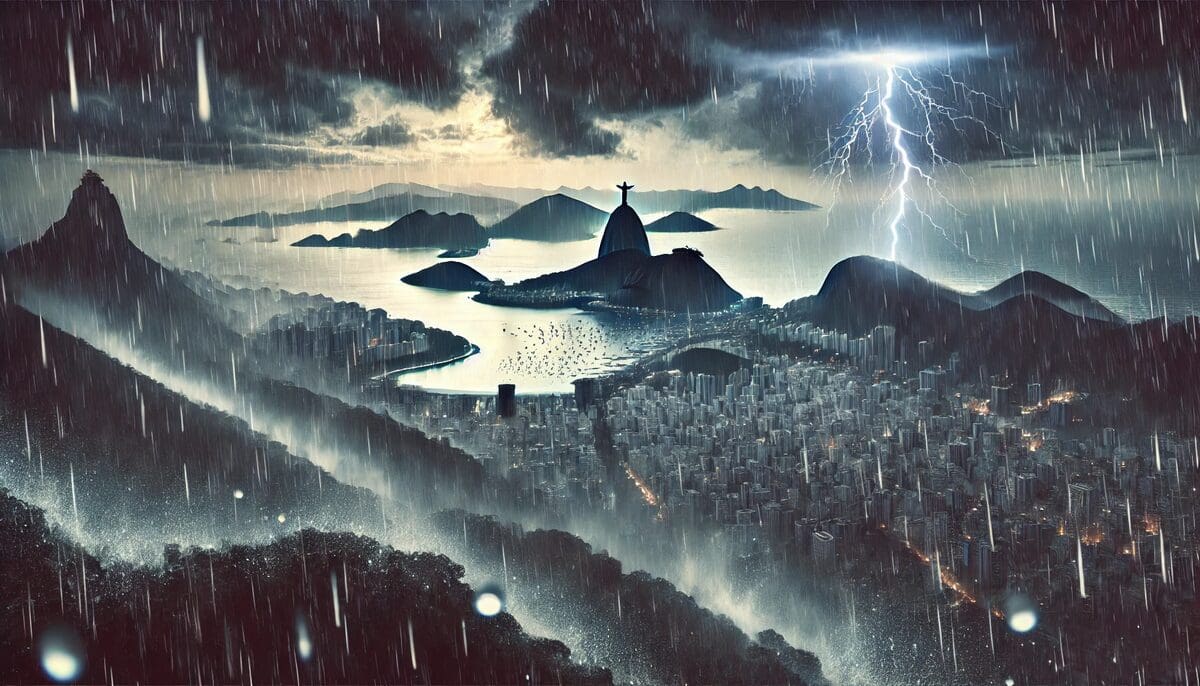 Previsão do tempo indica chegada de frente fria e chuvas intensas no Estado do Rio de Janeiro