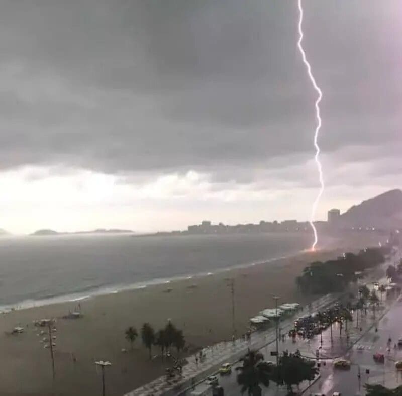Previsão é de chuva forte e temporal no Estado do Rio de Janeiro