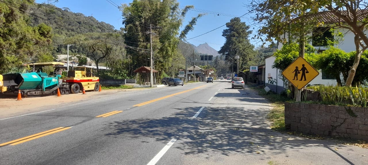 ROTA 116 anuncia intervenções até domingo na RJ 116 na altura de Mury em Nova Friburgo