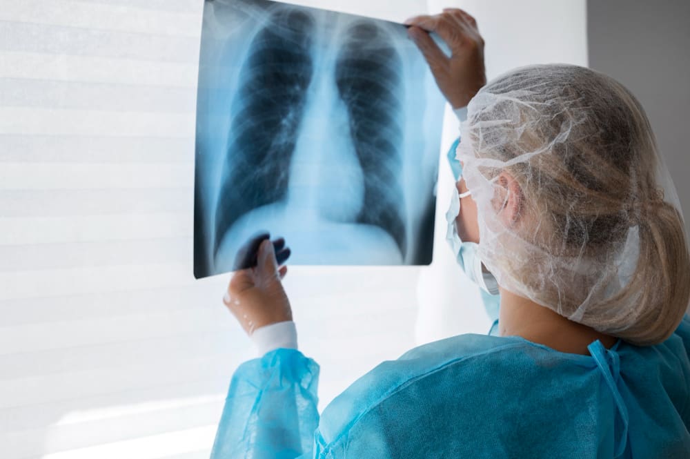 Raio-X pulmonar - Setor da construção civil preocupado com doenças pulmonares