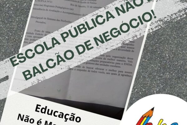 SEPE repudia Governo Estadual por privilegiar Universidade particular em ação do ENEM