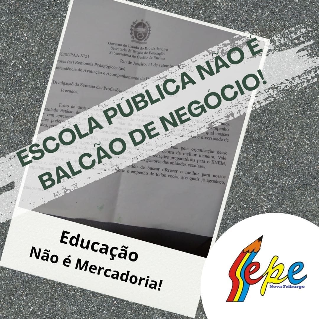 SEPE repudia Governo Estadual por privilegiar Universidade particular em ação do ENEM