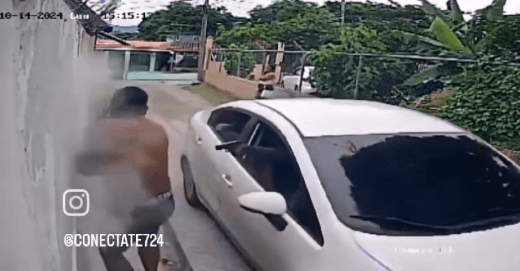 Pedreiro escapa da morte após atentado