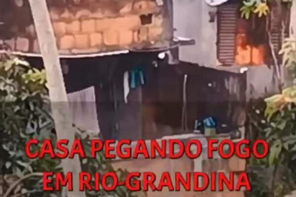 Incêndio em casa em Riograndina na cidade de Nova Friburgo deixa clima tenso