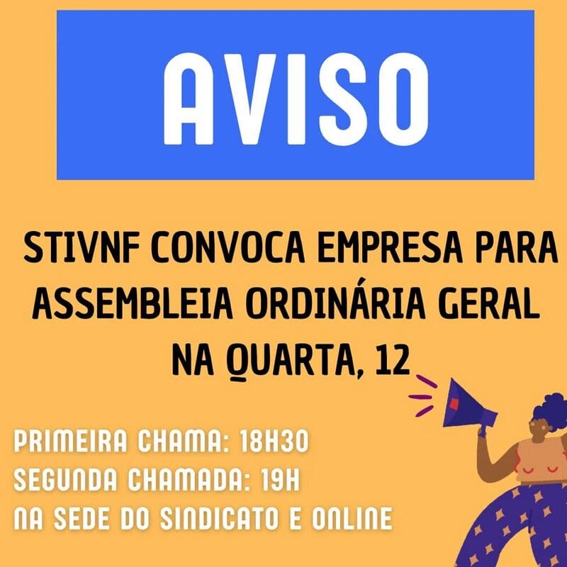 Sindicato dos Trabalhadores do Vestuário convoca assembleia para discutir ação civil pública contra a BLC Indústria de Confecções