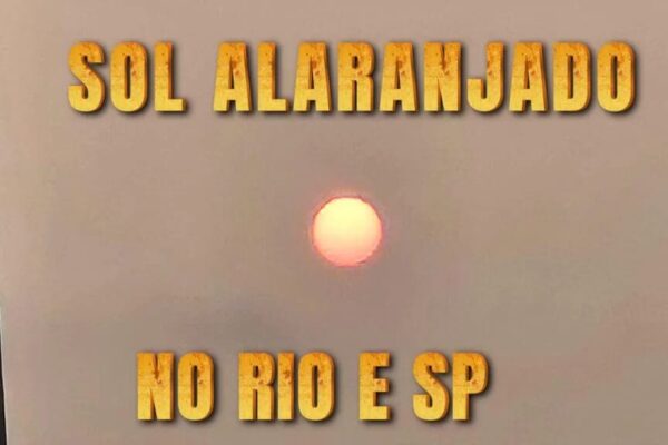 Sol no bairro do Recreio no Rio de Janeiro - Reprodução Redes Sociais