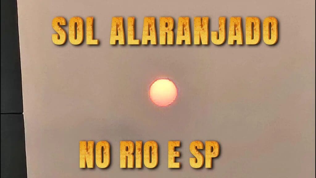 Sol no bairro do Recreio no Rio de Janeiro - Reprodução Redes Sociais