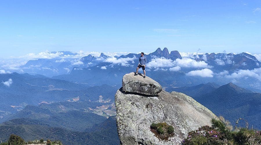 Topo do Pico da Caledônia em Nova Friburgo um dos locais mais altos do Rio de Janeiro