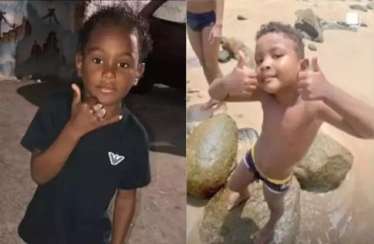 Ythallo Raphael Tobias Rosa (esquerda) e Benjamim Rodrigues Ribeiro (direita) morreram após serem envenenados na Zona Norte do Rio de Janeiro