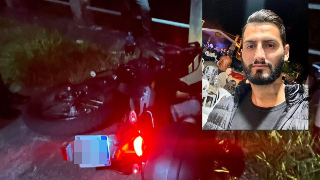 Acidente envolvendo motocicleta e homem identificado como Rômulo Medeiros.