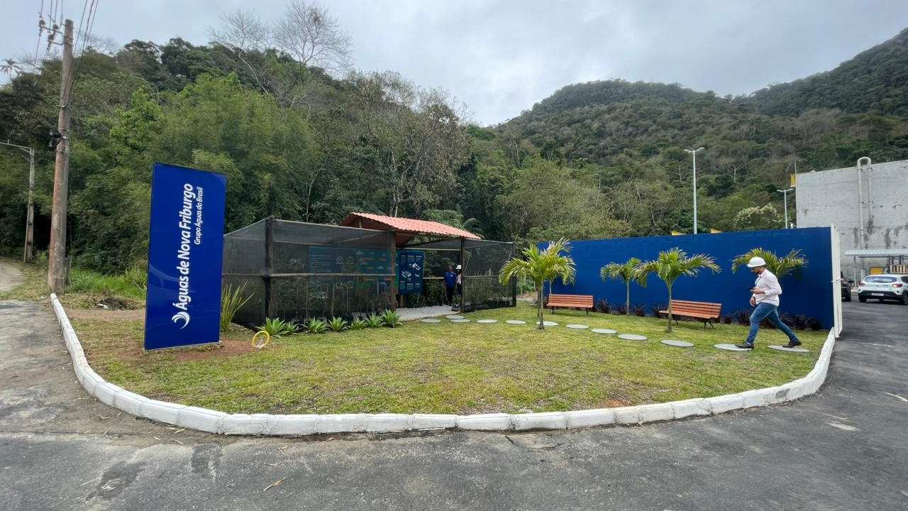 Estação de Tratamento de Esgoto Águas de Nova Friburgo em Lumiar.