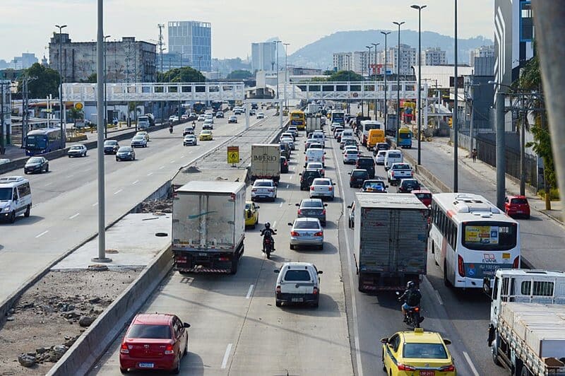 Avenida Brasil no Rio de Janeiro terá grande intervenção para obras e mudança no trânsito