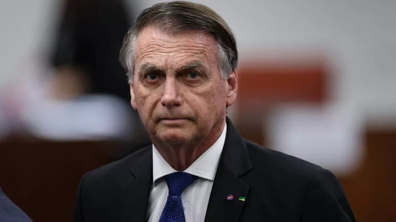 Jair Bolsonaro em depoimento no Supremo Tribunal Federal (STF).